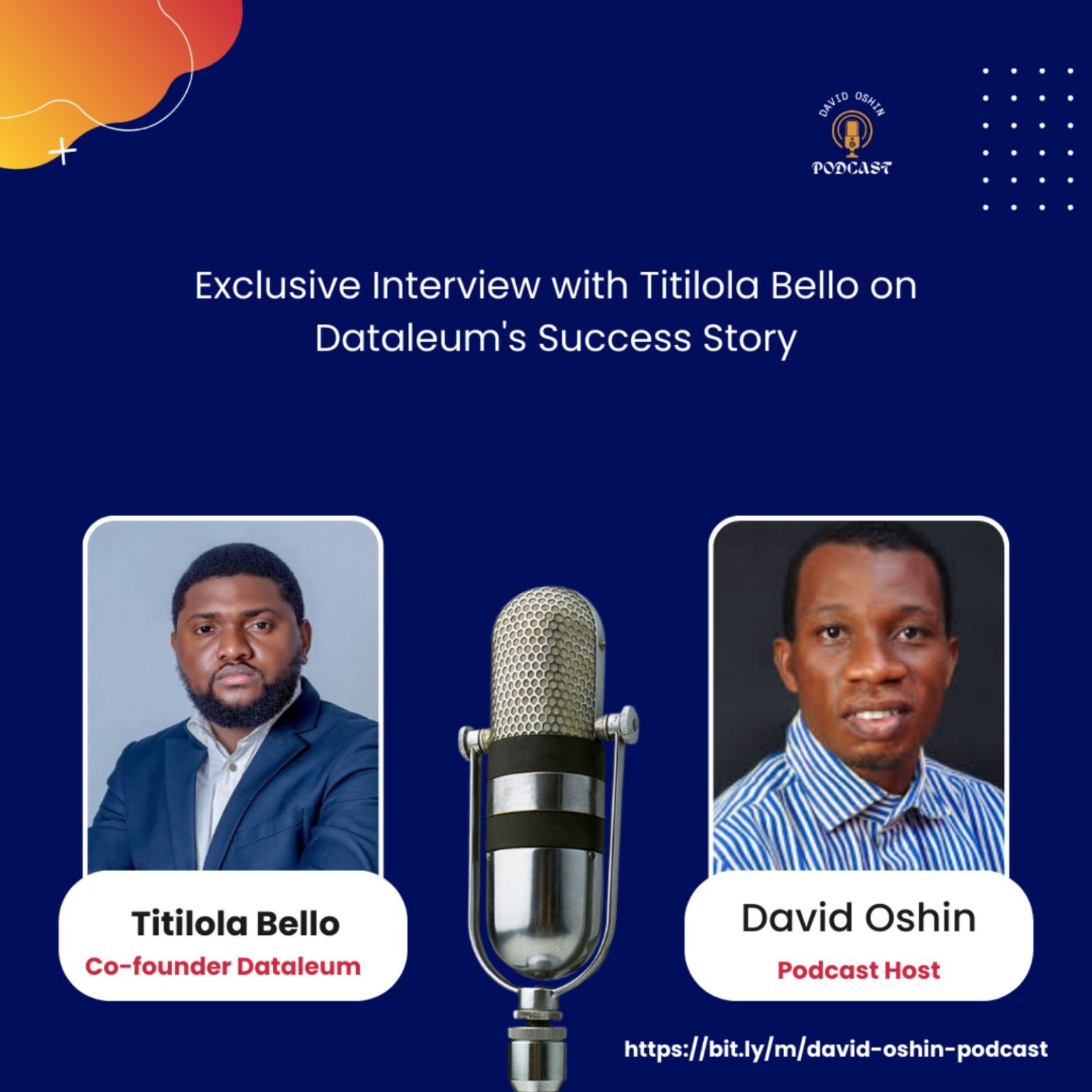 EXCLUSIVE INTERVIEW WITH CO-FOUNDER DATALEUM ; TITILOLA BELLO - DJT ...