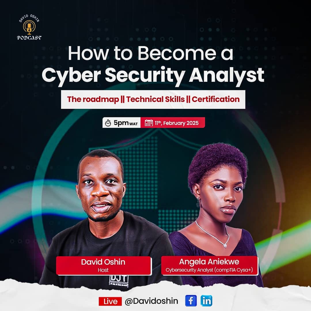 You are currently viewing How to Become a Cybersecurity Analyst Podcast with Angela Aniekwe